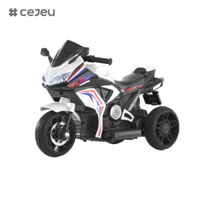 Customizable children's electric motorcycle boy rechargeable tricycle baby can ride toy car large dual drive battery car