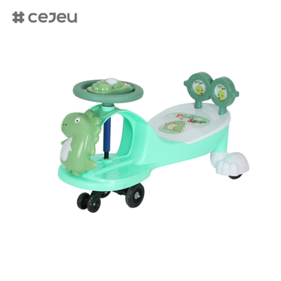 WLF-9666 Safe Healthy Creative Design Manpower Plastic Bike Rack Baby Toys Children Swing Car,with Music/Rope
