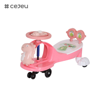 WLF-9666 Safe Healthy Creative Design Manpower Plastic Bike Rack Baby Toys Children Swing Car,with Music/Rope