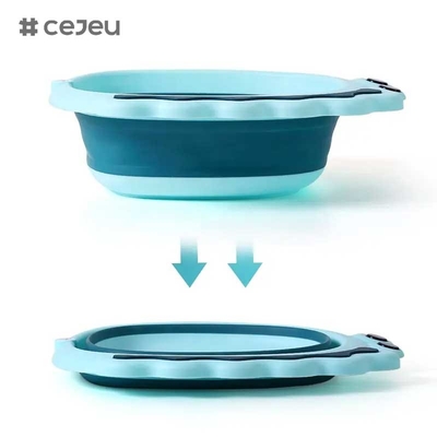 CJ-LBN5131A Hot Selling Washbasins Small Kids Foldable Foot Set Children Washing Bathroom Hand Toddler Basins