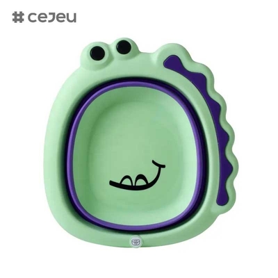 CJ-LBN5131A Hot Selling Washbasins Small Kids Foldable Foot Set Children Washing Bathroom Hand Toddler Basins