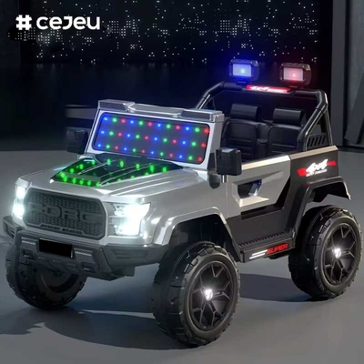 CJ-DLX-999 Unisex Four-Wheel Electric Ride-On Toy for Kids Rechargeable Remote Control Both Boys Girls MP3 Function