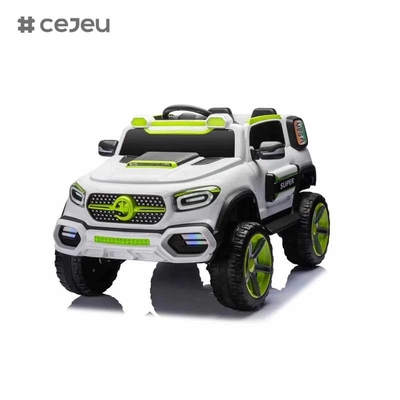 CJ-SYB-G65 Wholesale Unisex 4-Wheel Electric Ride-On Toy Car Wholesale Red White Color Scheme Automatic Music Lights