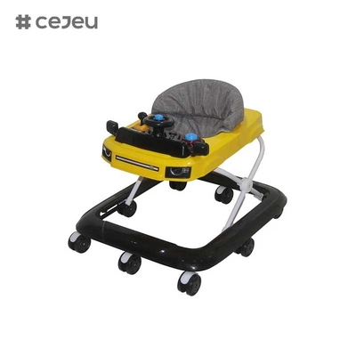 CJ-XTD-401,2025 New Model Baby Walker 3-in-1 Plastic Push Walker with Adjustable Levels for Kids Learning and Walking European Standard