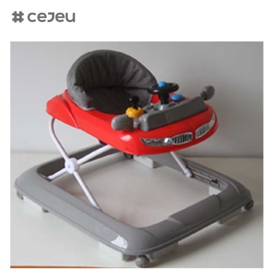 CJ-XTD-601 3-in-1 Multi-Functional Baby Push Walker with Music Light Plastic Frame Learning Toys for Boys New Baby Gift