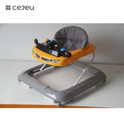 CJ-XTD-601 3-in-1 Multi-Functional Baby Push Walker with Music Light Plastic Frame Learning Toys for Boys New Baby Gift