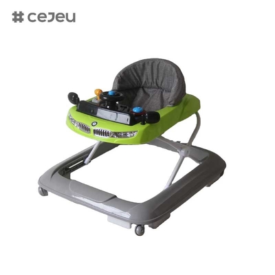 CJ-XTD-601 3-in-1 Multi-Functional Baby Push Walker with Music Light Plastic Frame Learning Toys for Boys New Baby Gift