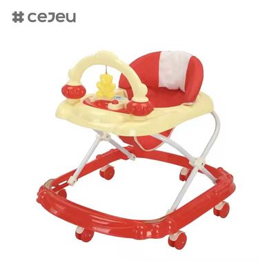 CJ-BLK-613 Hot Selling Toys Baby Walker With 3 Adjustable Height Levels and High Backing for Comfort &amp; Support