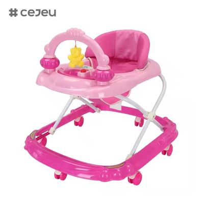 CJ-BLK-613 Hot Selling Toys Baby Walker With 3 Adjustable Height Levels and High Backing for Comfort &amp; Support