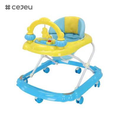 CJ-BLK-613 Hot Selling Toys Baby Walker With 3 Adjustable Height Levels and High Backing for Comfort &amp; Support