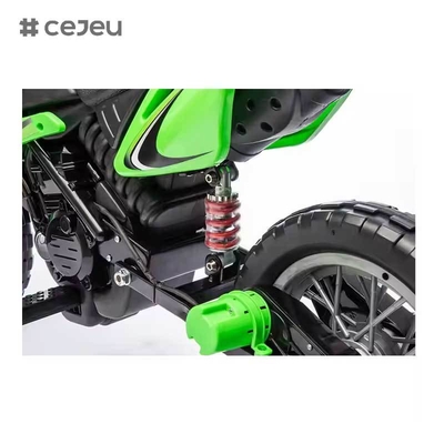 CJ-XB-8015 12V Battery Powered Motorcycle Electric Dirt Car for Kids Age 3-8 with Training Wheels Horn & Start Sound Certified En71