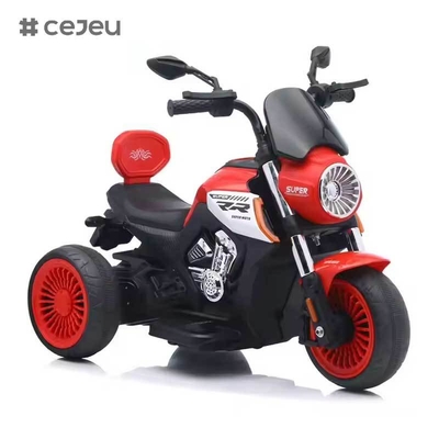 CJ-JM-3189 Hot Sale Rechargeable Battery Kids' Tricycle Electric Ride-on Car Toy for Children Inspired by Motorcycle