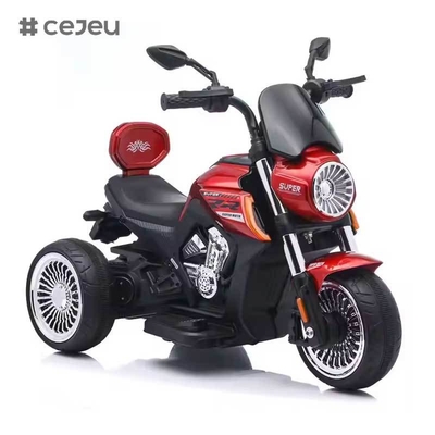 CJ-JM-3189 Hot Sale Rechargeable Battery Kids' Tricycle Electric Ride-on Car Toy for Children Inspired by Motorcycle