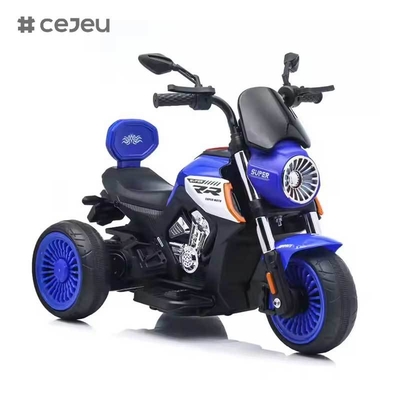 CJ-JM-3189 Hot Sale Rechargeable Battery Kids' Tricycle Electric Ride-on Car Toy for Children Inspired by Motorcycle