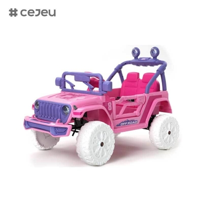 CJ-SMT-908 12V Electric Toy Car for Kids 2025 - Children's Ride on Vehicle 4 Wheel Large Battery-Powered Car with 2 Seats Girls' Exclusive