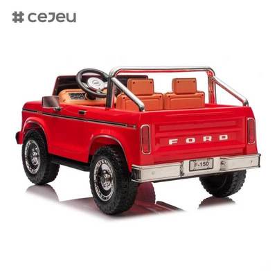 CJ-S323 F150 2025 Newest 24V Ford F150 Ride on Car Real Two-Seater Licensed Plastic Material for Kids 2 to 4 Years Old