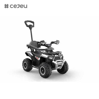 CJ-HLW-M601-1 Good Quality Sliding Ride on Kids Slide Car Plastic Stroller Car 4 Wheels Baby Push Walker Toy Car with Push bar