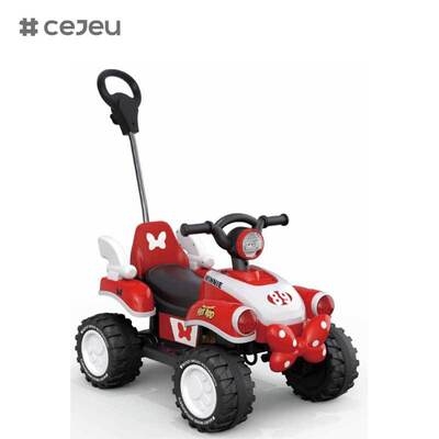 CJ-FLBB-712 2 to 4 Years Baby Kid Ride on Push Pedal Car with Sliding Battery Powered Music for Kids