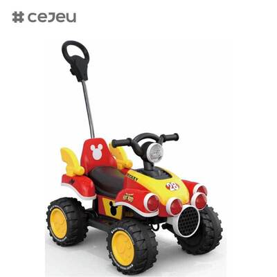 CJ-FLBB-712 2 to 4 Years Baby Kid Ride on Push Pedal Car with Sliding Battery Powered Music for Kids