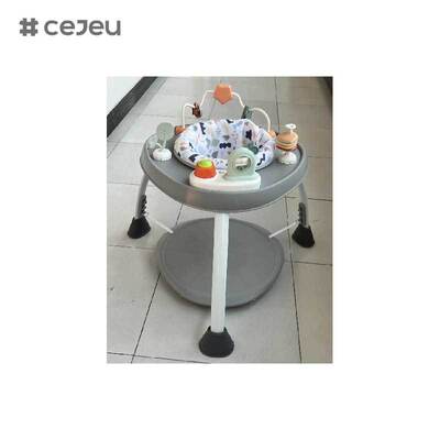 CJ-BST-BC10 playcenter& activity tablewith  music and lights the footrest have  three height  adjustment,also can put on up tray as table plate