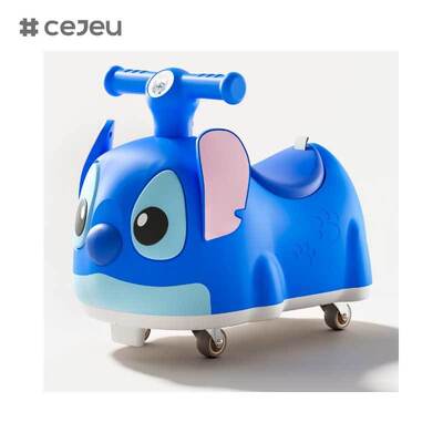 CJ-MKT-107 1-3 Years Old Children's Plastic Twist Ride-On Car Universal Wheels Anti-Rollover Peanut Shape Boys Girls First Birthday Gift