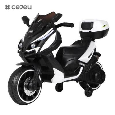 CJ-XL-1988  Unisex 3-Wheel Electric Motorcycle Battery Operated Small Plastic Wheels Ride-on Toy Kids 3-8 Years Newest Model Popular