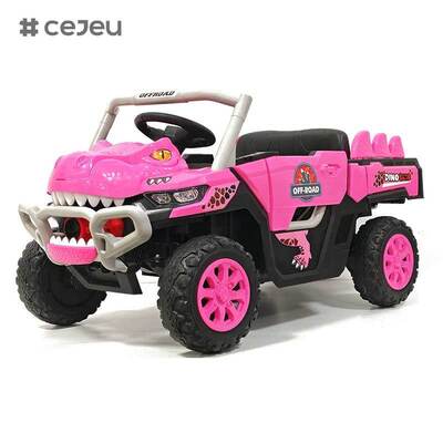 CJ-JDY-GTS3366 Kids Ride-On Remote Control Electric Car 2-4 Years Old Battery-Powered 12V MP3 Plastic Lightweight Multiple Play Modes