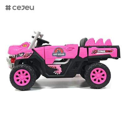 CJ-JDY-GTS3366 Kids Ride-On Remote Control Electric Car 2-4 Years Old Battery-Powered 12V MP3 Plastic Lightweight Multiple Play Modes
