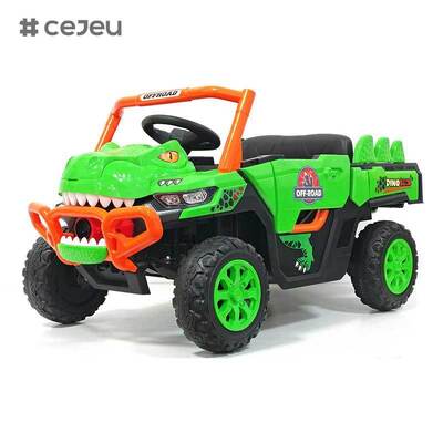 CJ-JDY-GTS3366 Kids Ride-On Remote Control Electric Car 2-4 Years Old Battery-Powered 12V MP3 Plastic Lightweight Multiple Play Modes