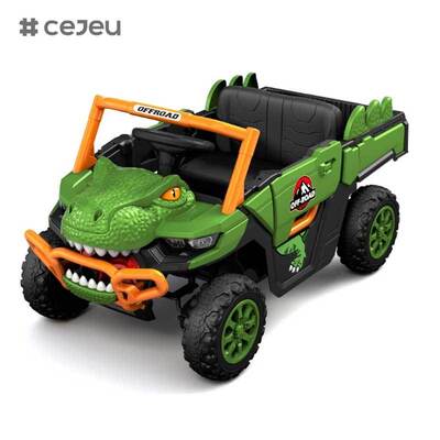CJ-JDY-GTS3366 Kids Ride-On Remote Control Electric Car 2-4 Years Old Battery-Powered 12V MP3 Plastic Lightweight Multiple Play Modes