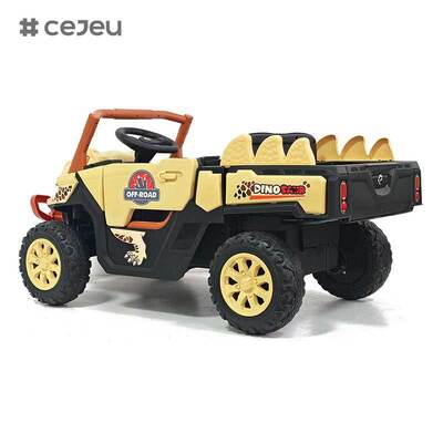 CJ-JDY-GTS3366 Kids Ride-On Remote Control Electric Car 2-4 Years Old Battery-Powered 12V MP3 Plastic Lightweight Multiple Play Modes