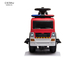 Foot Rest Push Along Truck 6.3KG Red Fire Truck Ride On With Canopy
