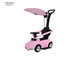 Canopy Childs Push Along Car 6.2KG Pink Mini Push Along Car 80*41*92CM