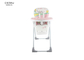 6 Height Adjusted Pink High Chair 7.8KG 3 Position FootPlate