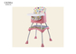 EN14988 PU Cover Foldable Ikea Feeding Chair For 6 Months