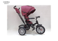 Inflatable Wheels Purple Tricycle Stroller Bike 12KG EN71