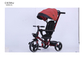Blue 1 Year Old Foldable Trike Stroller 10.5kg With PU Wheel