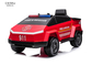 Mighty Fleet Rescue Force Pickup Truck Police Red White Black