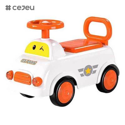 CJ-SL-608 Wholesale Factory Electric 4-Wheel Roller Scooter Plastic Toy Cars for Kids to Drive Baby Swing Car Ride on Toys