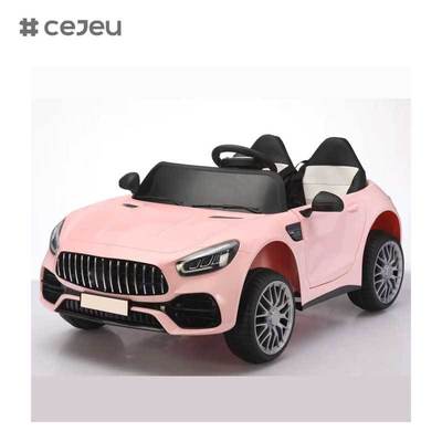 CJ-KQT-603 Rechargeable 12V Battery Electric Ride-on Vehicle for Boys Girls Four-Wheel Remote Control Pedal Car Made Durable Plastic for